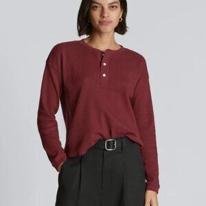 The Organic Cotton Waffle Henley